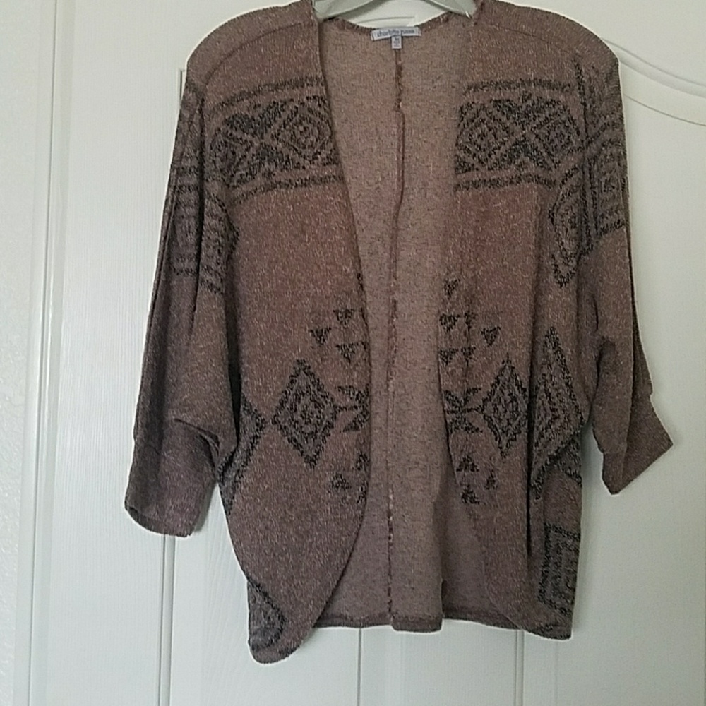 Aztec print light weight cover up